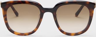 Charles & Keith Paige Bow Square Sunglasses