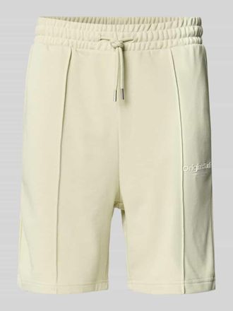 Jack & Jones Jack & Jones Sweatshorts mit Label-Print Modell KANE in Mint, Gr&ouml;&szlig;e XXL