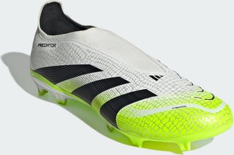 adidas adidas Performance Unisex Predator League Laceless Firm/Multi-Ground Boots - White/Multicolour - Size UK 10.5