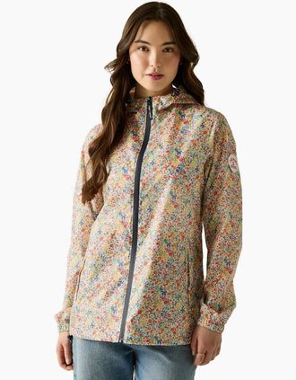 Regatta Womens Regatta Womens Cath Kidston Waterproof Jacket - Cream Harmony Ditsy - Size: 20