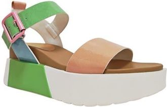 Ninety Union Sport Wedge Sandal in Pastel Multi at Nordstrom, Size 13
