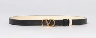 Valentino Garavani Cintura VLogo Signature Valentino Garavani reversibile in pelle