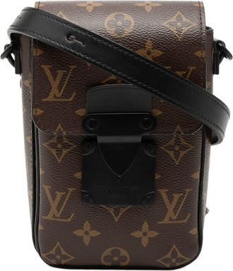 Louis Vuitton Monogram Macassar Black Brown Pvc Leather Shoulder Bag (Pre-Owned)