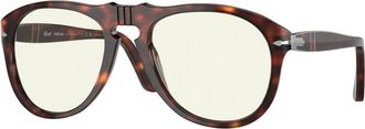Persol 649 Zonnebril - Heren - Brillen - Bruin - 54 MM - Accessoires