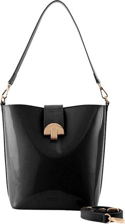 Seidenfelt Manufaktur Grenaa Hobo Shoulder Bag Black