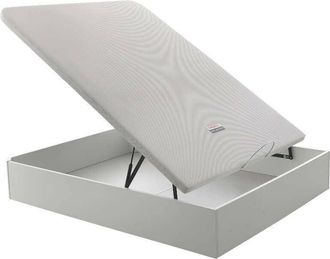 RELAX Canap&eacute; Abatible Relax Musa 3d Gran Capacidad Alturas 38/32 Cm Blanco - 150x190 Cm - Altura 32 Cm