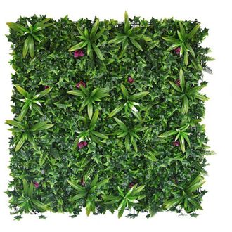 Vente-Unique Vente-unique - Parete vegetale sintetica set da 3 m&sup2; Verde - ikaz