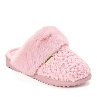 Dearfoams Courtney Knit Scuff Slipper in Pink at Nordstrom, Size X-Large M