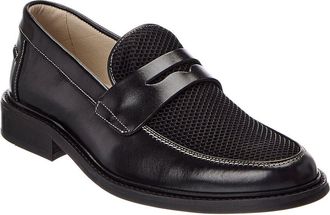 Bruno Magli Alex Loafer Leather & Mesh Loafer