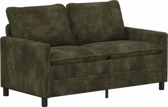 vidaXL Sof&aacute; Verde 156 X 81 X 87,5 Cm Poli&eacute;ster Vidaxl
