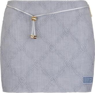 Elisabetta Franchi Korte Rokken - Dames - Korte rokken - Blauw - S - Polyester - Rokken
