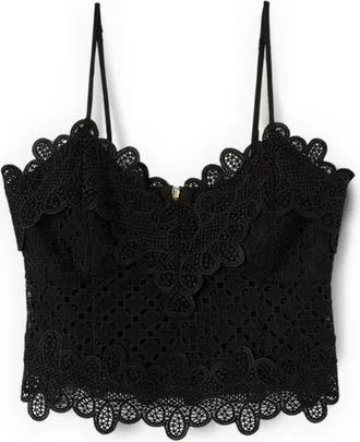 Motivi Dames, Tops, Zwart, Maat: XS Poliester