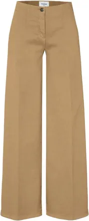 Toni Dames, Broeken, Beige, Maat: 2XS