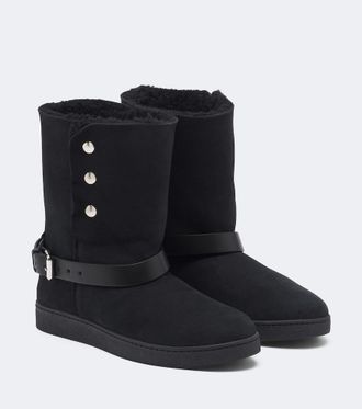 Isabel Marant Botines Nolyz de ante y borrego