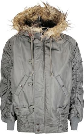 Junya Watanabe Jack met capuchon - Groen