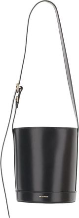 Jil Sander Calfskin Leather Bucket Bag With Adjustable Strap