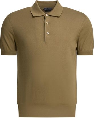 Tom Ford Cotton Knit Polo Shirt