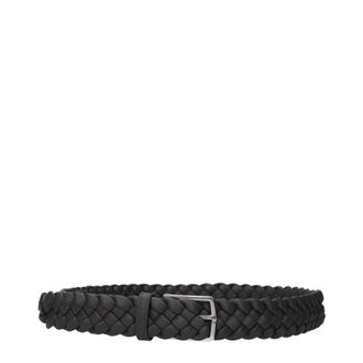 Bottega Veneta Herrens G&uuml;rtel aus grauem Leder