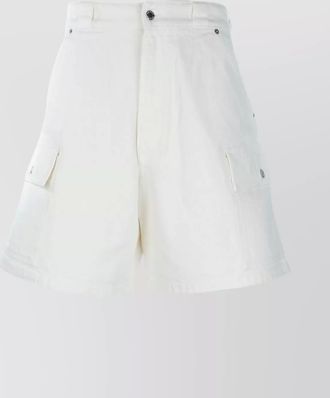 Prada denim trousers with back and cargo pockets