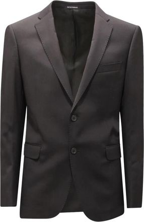 Armani Wollen Pak Regular Fit - Heren - Blazers - Zwart - 2XL - Wol - Jassen