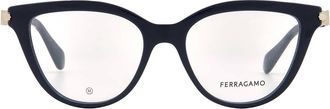 Ferragamo Salvatore Ferragamo Demo Cat Eye Ladies Eyeglasses SF2974 414 52