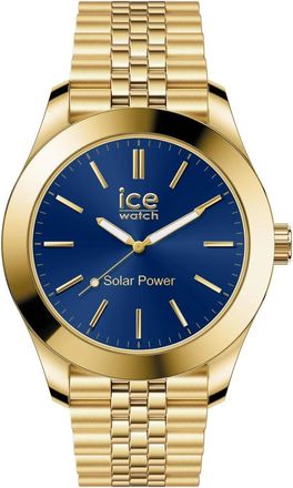 Ice Watch ICE steel solar Gold Blue - Heren - Horloges - Geel - ONE Size - Accessoires