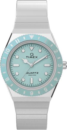 Timex Q Sport Dames Horloge Zilverkleurig TW2Y77300