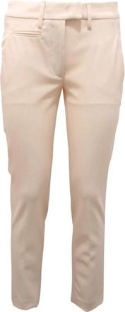 Dondup Wollen Broek Gemaakt in Itali&euml; - Dames - Slim Fit Broeken - Wit - W33 - Wol - Broeken