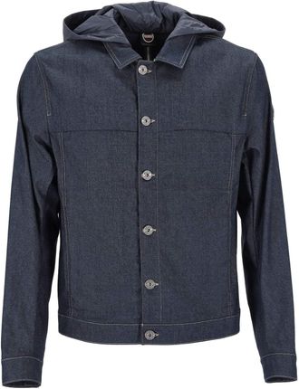 Colmar Navy Blue Hooded Denim Jacket