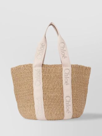 Chlo&eacute; large woody tote bag