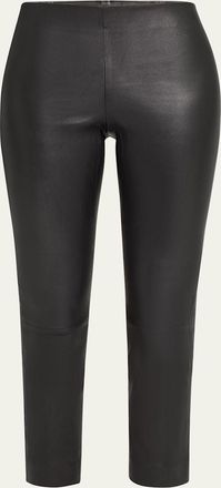 Vince Cropped Leather Leggings