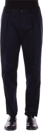 Tagliatore Gord Broeken - Heren - Nette broeken - Blauw - XL - Katoen - Broeken