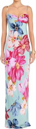 Amanda Uprichard Ira Maxi Dress In Daphne Floral