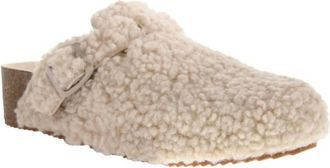 Chinese Laundry Womens Magnolias Shearling Clogs In Cream