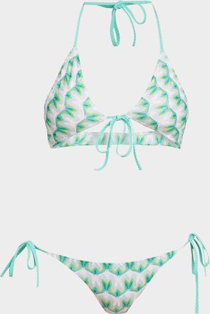 Missoni Tie-Front Knit Bikini