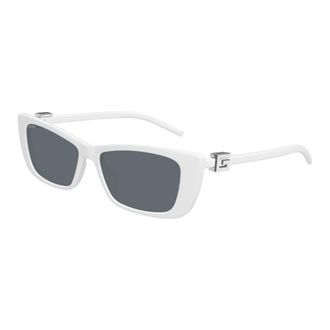 Gucci Sunglasses, female, White, Size: 53 MM Sunglasses
