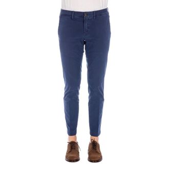 Jacob Cohen Bobby Slim Chino Broek - Heren - Broeken - Blauw - Maat: W29 Katoen