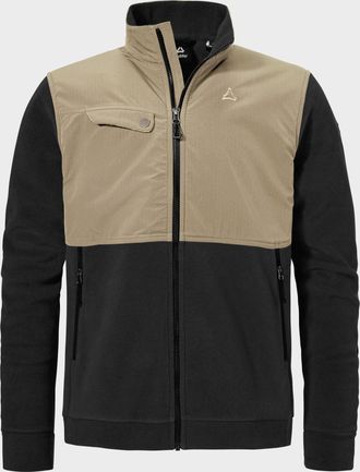 Sch&ouml;ffel Fleecejacke SCH&Ouml;FFEL Fleece Jk Style Maghera MEN, Herren, Gr. 48, 9990, schwarz, Oberstoff: 100% Polyester; Oberstoff Besatz: 100% Polyester, regular 