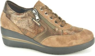 Mephisto Bruin Combi N.+tiret Spie Z. - Dames - Sneakers - Bruin - 35 EU - Schoenen