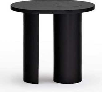 Teulat Design Beistelltisch Nori 60 x 55 cm, Schwarz