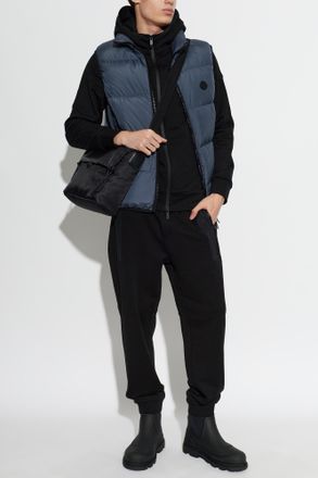 Moncler Gabas Puffer Vest, Mens, Navy Blue