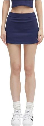 Sporty & Rich Rokken, Dames, Blauw, L, Nylon, SRC Court Rok