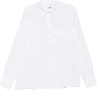 Aspesi Casual Shirt - Heren - Casual Overhemden - Wit - 2XL - Nylon - Overhemden