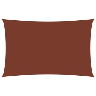 Berkfield Home Sunshade Sail Oxford Fabric Rectangular 5x7 m Terracotta in Orange