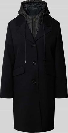 Scotch & Soda Mantel mit Steppeinsatz und Pattentaschen in Black, Größe XL