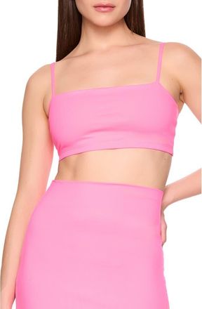 Susana Monaco Crop Camisole in Shocking at Nordstrom Rack, Size X-Small