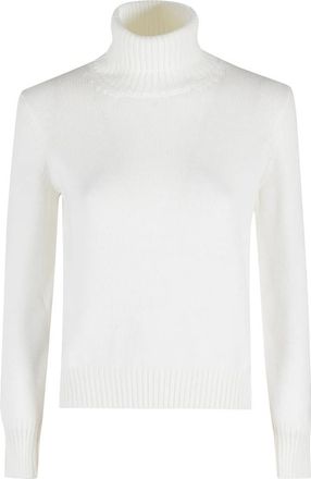 Gran Sasso Ciclista Turtleneck - Dames - Coltruien - Wit - 2XS - Wol - Truien & Vesten