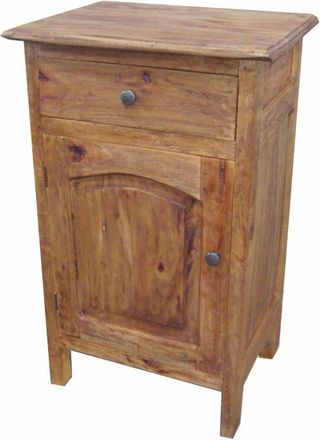 Milani Home Brixton - mobiletto in legno di mogano