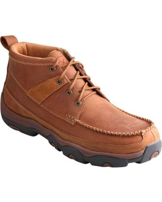 Twisted X Boots Mens Driving Moc Hiker Shoes In Brown