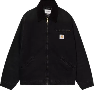 Carhartt Work in Progress OG Detroit Jacket Black Stone Canvas I035614-00E-4O
